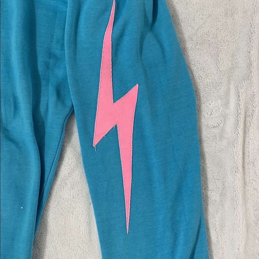 Aviator nation size small lightning bolt sweats no offers